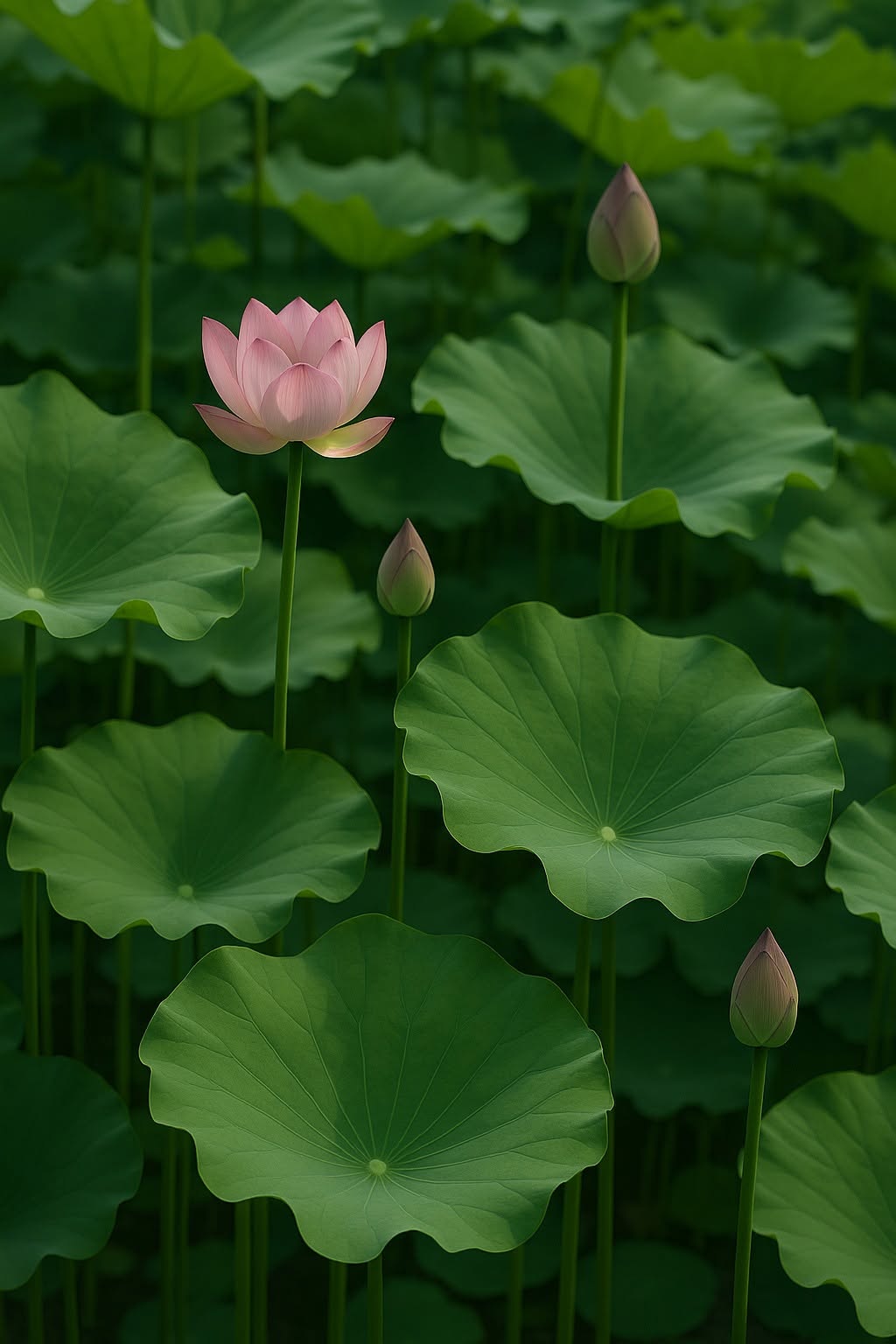 Lotus leaves